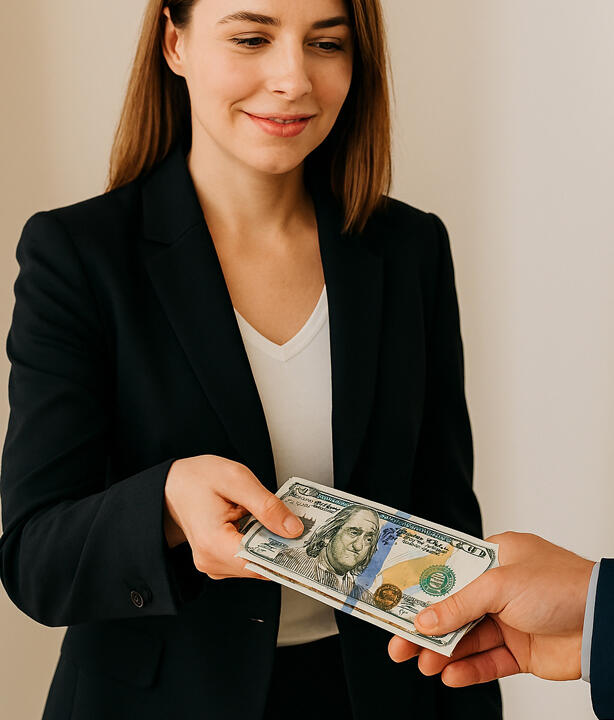 Client get his Money